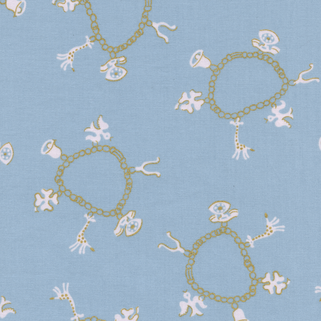 Cotton + Steel Steno Pool by Kim Kight Charm Bracelets Lake