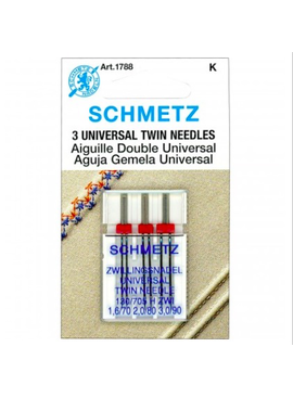 Schmetz Schmetz Universal Twin Needles Assorted Sizes