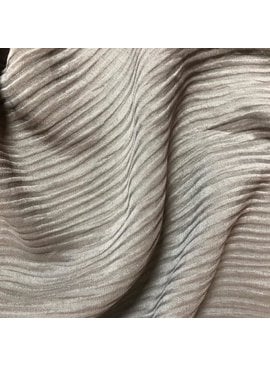 Exotic Silks Ribbed Silk / Linen Beige Taupe