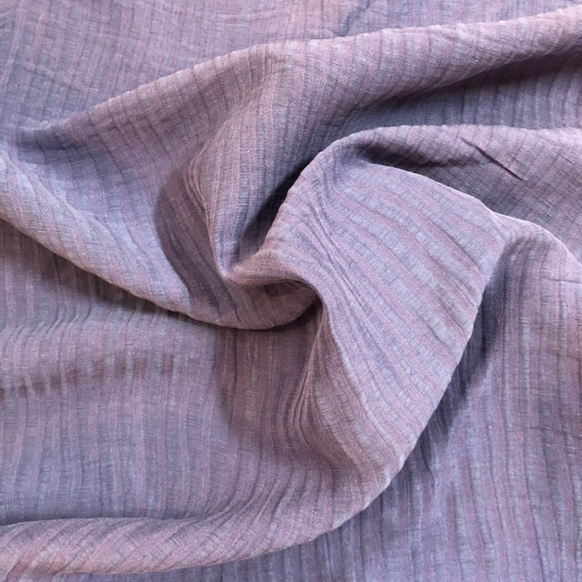 Exotic Silks Ribbed Silk / Linen Skipper Blue