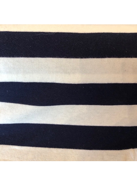 S. Rimmon & Co. Rayon Nautical Stripe Navy / Cream Knit