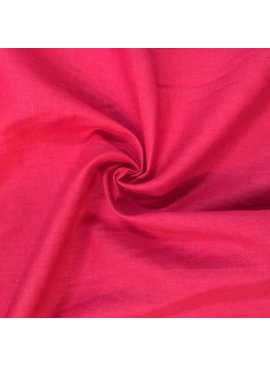 Red Slub Textured Cotton