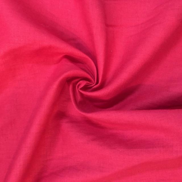 Red Slub Textured Cotton