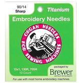 Organ Organ Embroidery Sharps Titanium Needles 90/14
