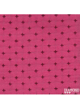 Diamond Textiles Manchester Pink Plum Pluses