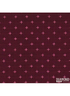 Diamond Textiles Manchester Plum Pink Pluses