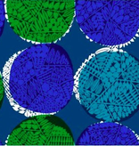 Cotton + Steel Safari by Cotton + Steel Nest Sapphire Rayon