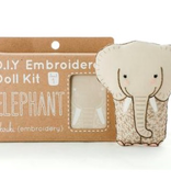 Kiriki Press Kiriki Press Embroidered Doll Kit Elephant