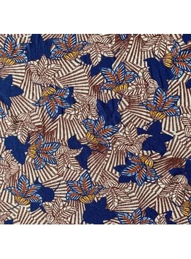 Elliot Berman Floral Stripe Viscose Knit