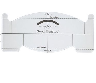 Brewer Good Measure Amanda Murphy Every Feather Spine Template Quilting Ruler