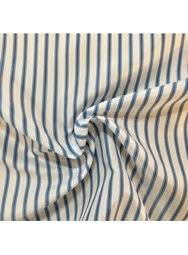 Blue / White Striped Acetate Lining