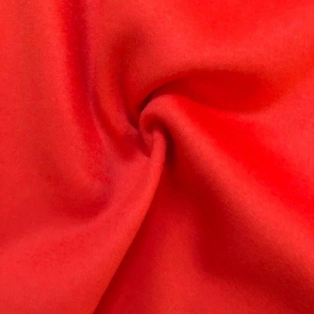 Michael Levine Cashmere Wool Coating Tangerine