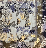 S. Rimmon & Co. Jacquard Tropical Tapestry Blue / Yellow