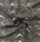 Michael Levine Heathered Black Summer Sweater Knit