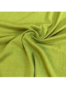 KenDor Bamboo Cotton Stretch 1X1 Rib Knit Chartruese