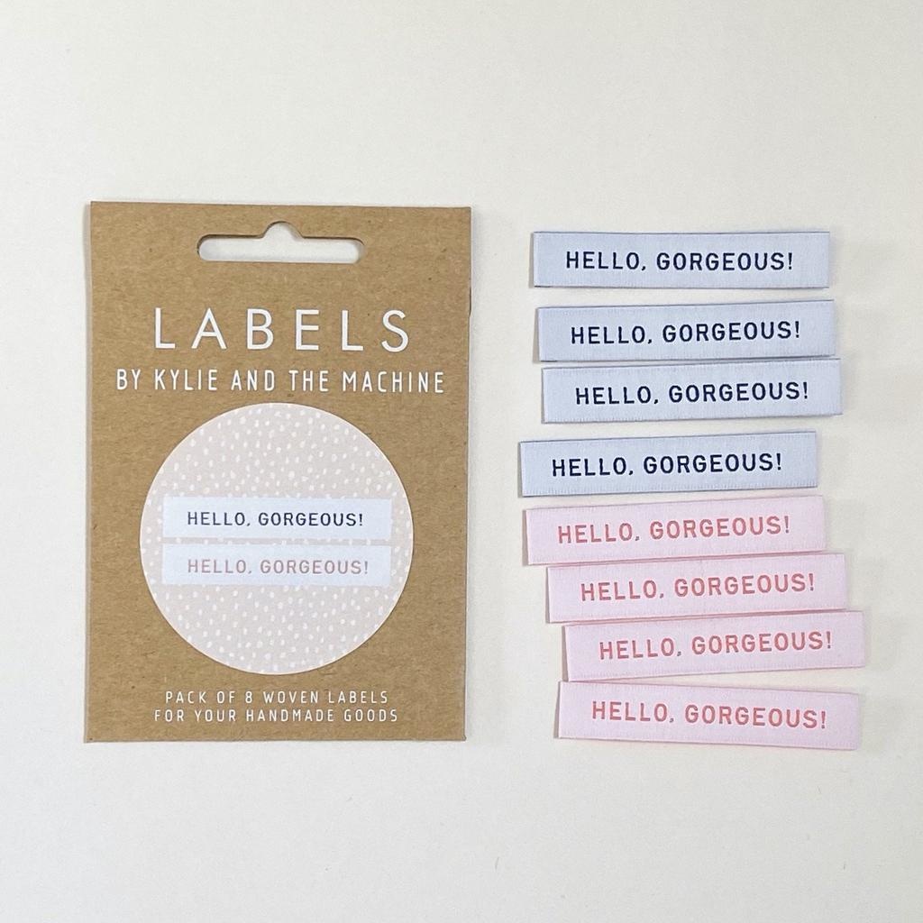 Kylie and the Machine Kylie and the Machine Labels Sewing Tags “Hello Gorgeous”