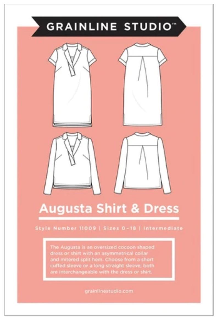 Grainline Patterns Augusta Shirt and Tunic Pattern by Grainline Studio - Sizes 0-18