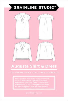 Grainline Patterns Augusta Shirt and Tunic Pattern by Grainline Studio - Sizes 14-30
