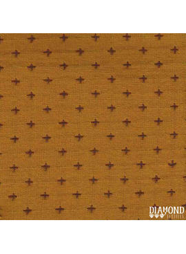 Diamond Textiles Manchester Mustard Grape Pluses