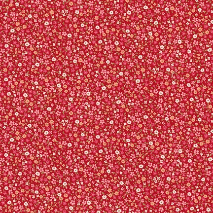 Robert Kaufman Sevenberry Petite Garden Red