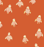Windham Fabrics Malibu by Heather Ross Sea Turtles Orange