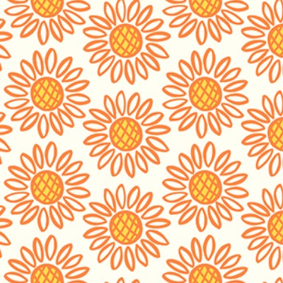 Squeeze by Dana Willard Sunflowers Orange
