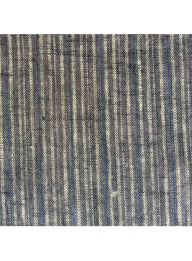 Pickering International Hemp / Organic Cotton Yarn Dyed Blue Ticking 5.4oz —56” wide