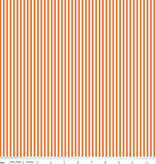 Riley Blake 1/8” Stripe Orange by Riley Blake