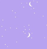 Andover Moon and Stars Purple by Andover Fabrics