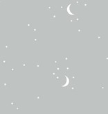 Andover Moon and Stars Gray by Andover Fabrics