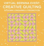 Lane Hunter Virtual Longarm Event: CREATIVE QUILTING Freemotion Longarms & BERNINA 7 Series – Saturday, March 6th 9-10am PT