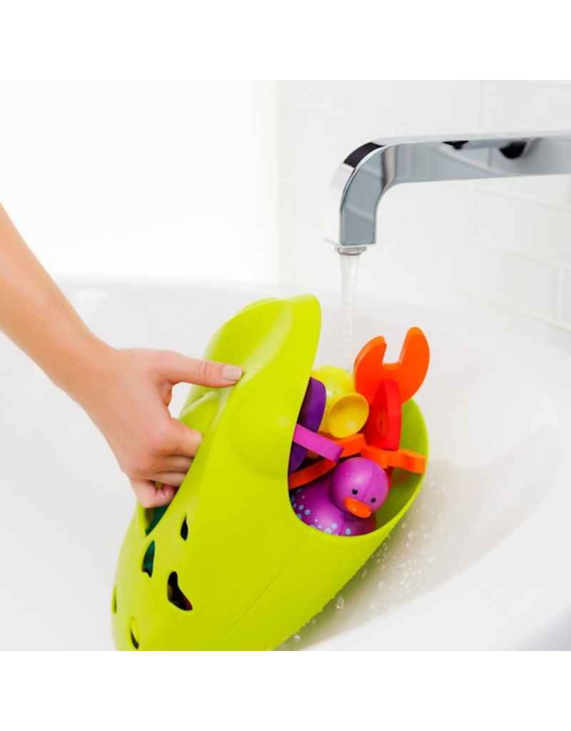 boon frog pod bath toy scoop