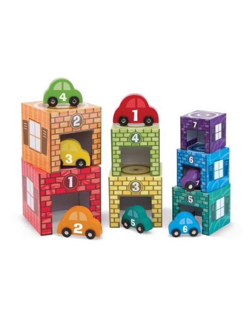 nesting and sorting garages and cars