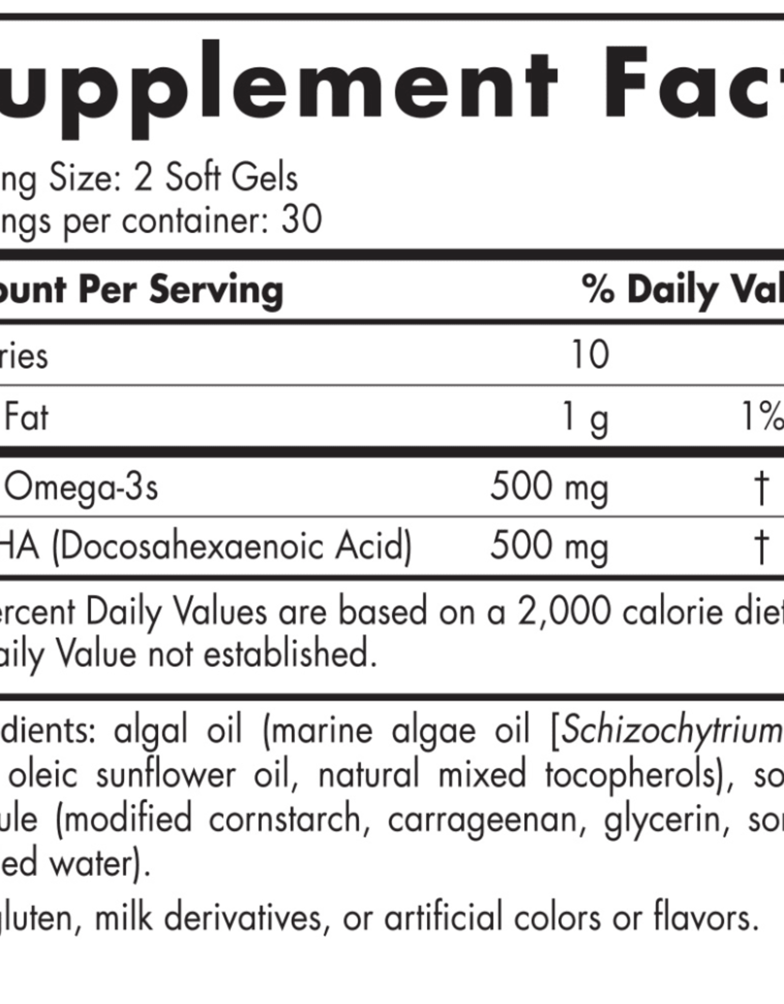 Nordic Naturals Algae DHA