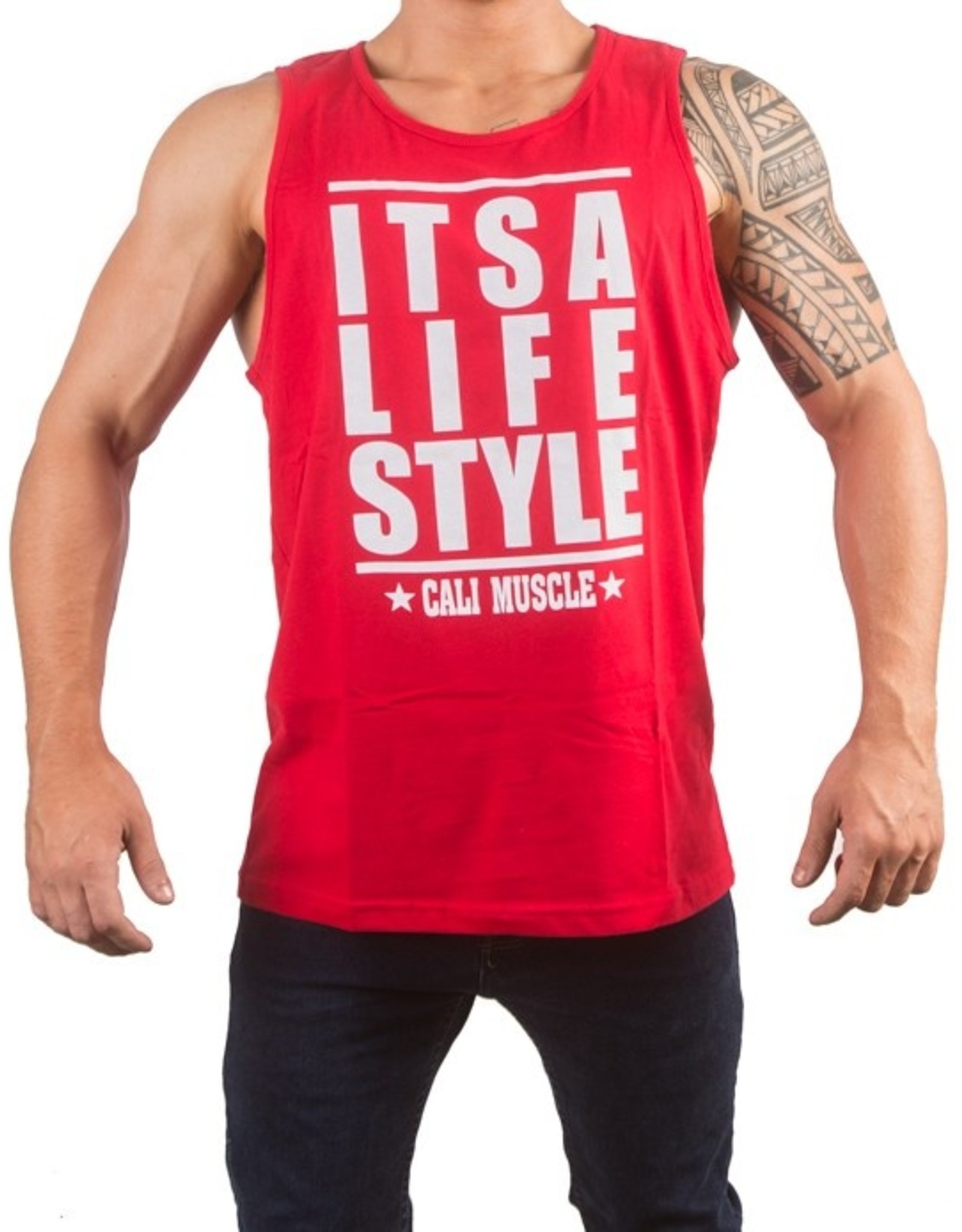 Cali Muscle Lifestyle Graphic Tank