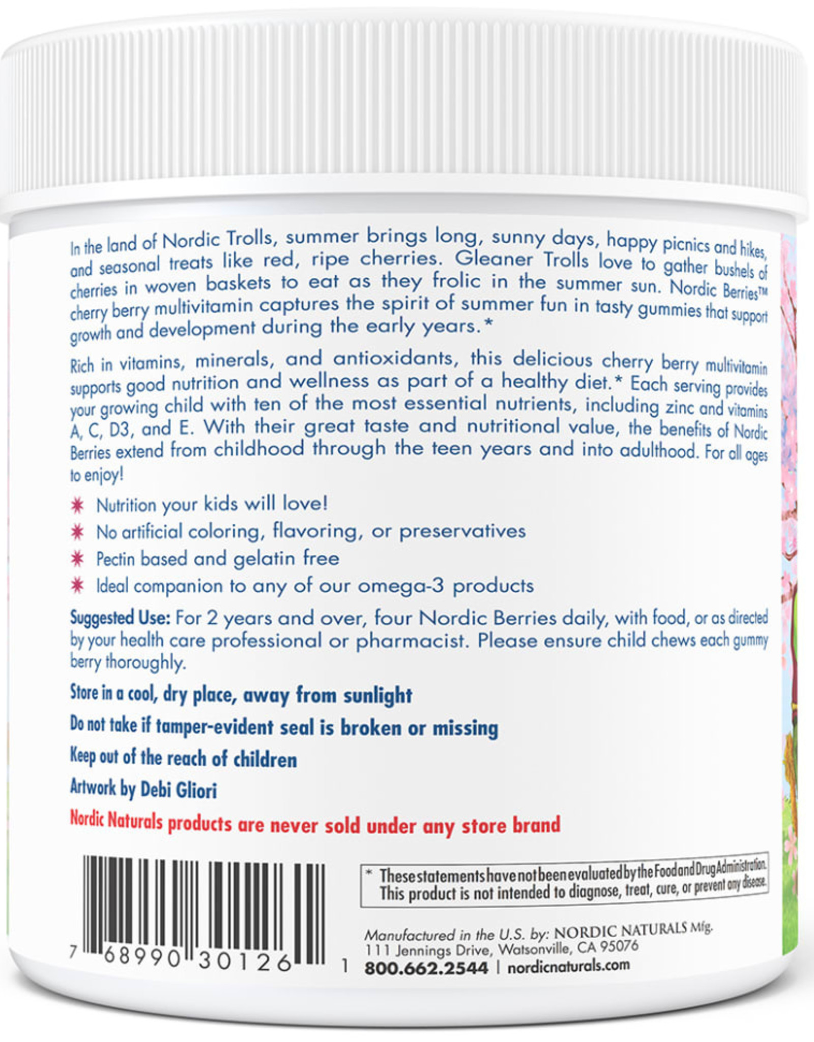 Nordic Naturals KIDS- Nordic Berries Multi