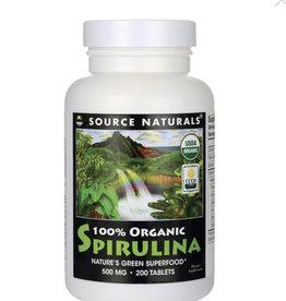 SOURCE NATURALS Spirulina 100% Organic- Source Naturals