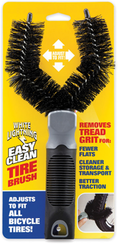 TIRE BRUSH, White Lighting