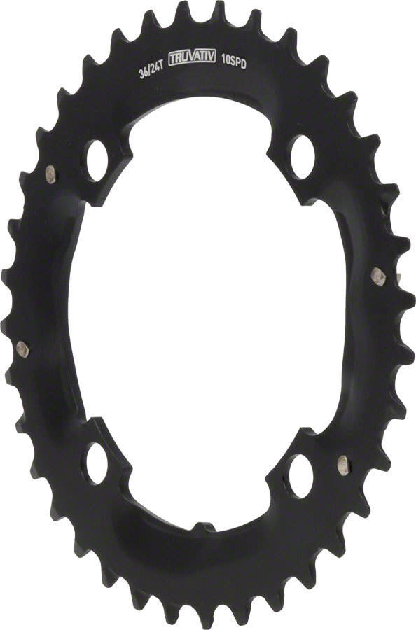 SRAM Chainring, SRAM 10speed 36 tooth 104mm 4bolt (for double chainring36-24)