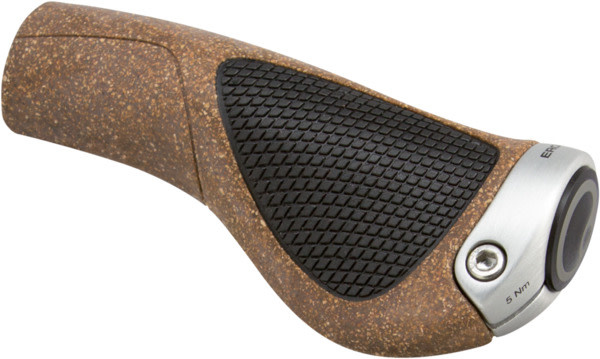 ERGON Ergon GP1 Evo BioKork Grips - Lock-On, Small, Black/Tan