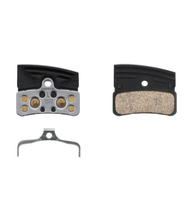 Shimano Brake pad, Shimano Metal W/FIN P04C-MF) w spring, pair