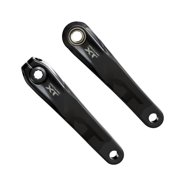 Shimano Crankset, Shimano DEORE XT FC-M8200, 12spd, 170MM, Cranks/Spindle Only, 55mm CL, 1X