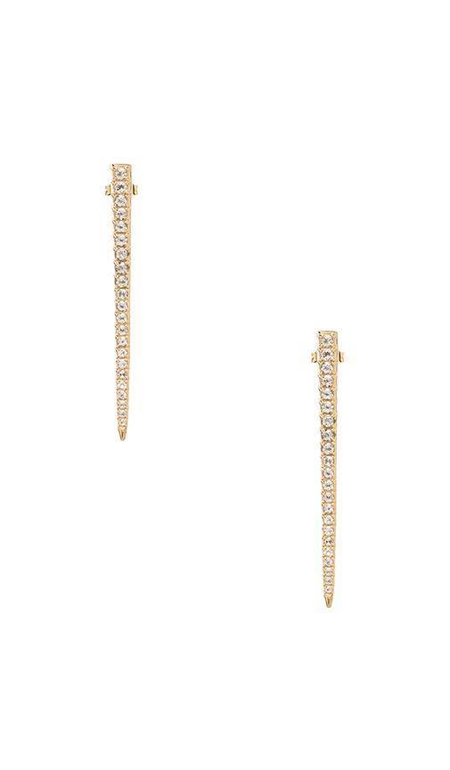 female gold earrings