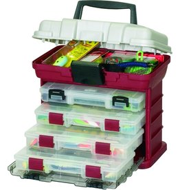 Plano Plano 135402 4-By Drawer System 3500 Red/Silver