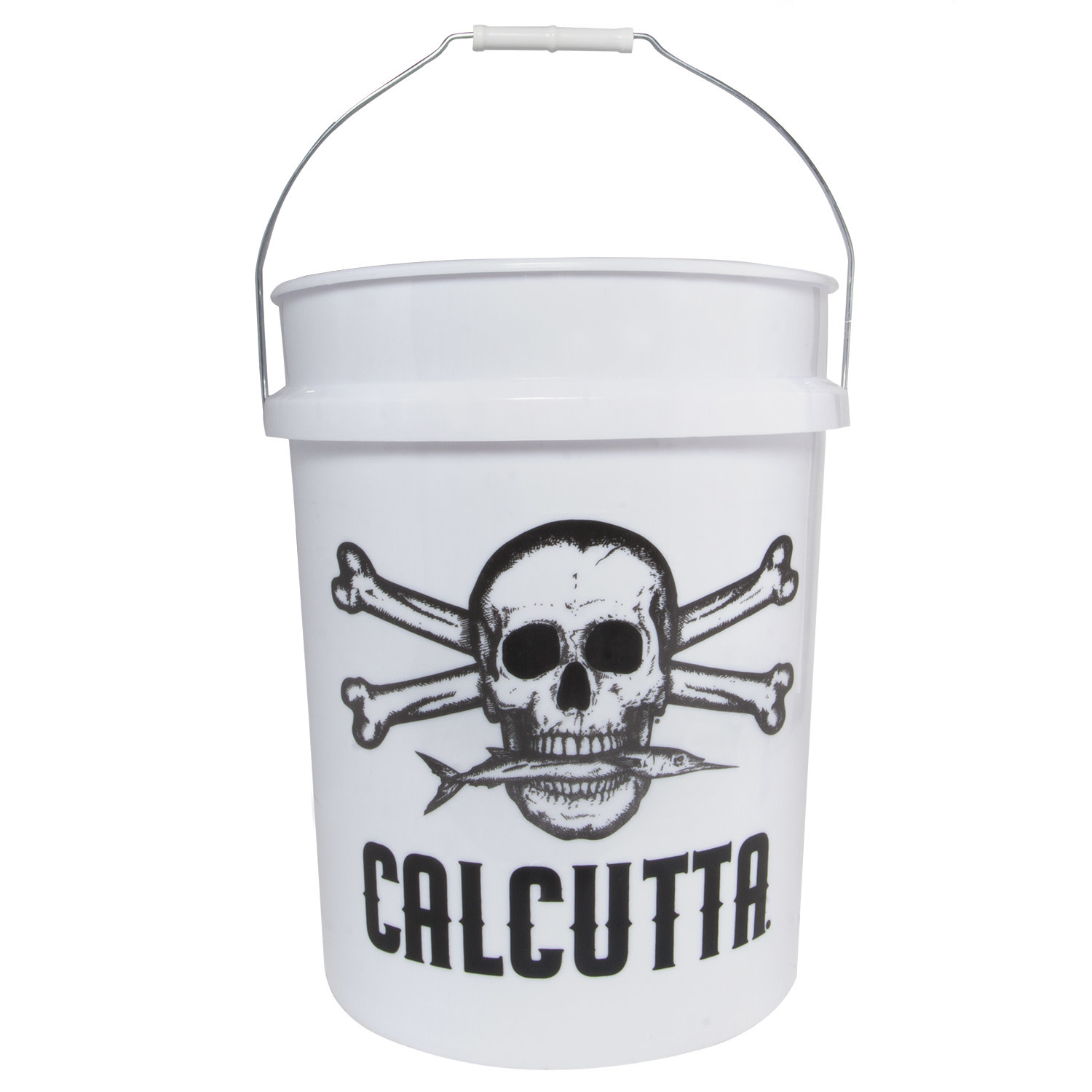 Calcutta CB-W Bucket 5 Gallon White - Angler's Choice Tackle