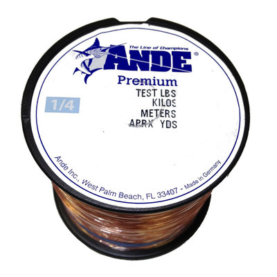 Ande Ande A14-30P Premium Mono 1/4 lb Spool 30 lb 400yd Pink