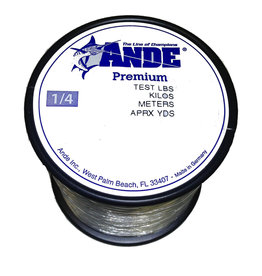 Ande Ande A14-15C Premium Mono 1/4 lb Spool 15 lb 750yds Clear