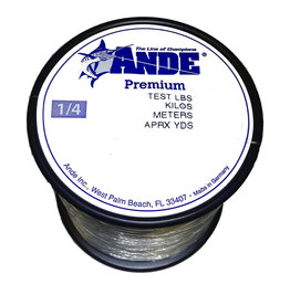 Ande Premium Monofilament Line 1/4 lb. Spool - 25-Lb. - Clear