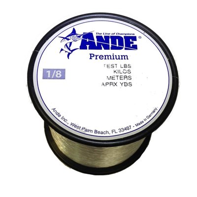 Ande Ande A18-10C Premium Mono 1/8 lb Spool 10 lb 675yds Clear