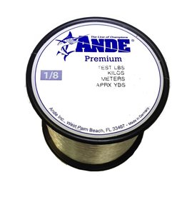Ande Ande A18-6C Premium Mono 1/8 lb Spool 6 lb 925yds Clear